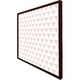 image 3 of Pink triangles (Picture Frame) White | XS