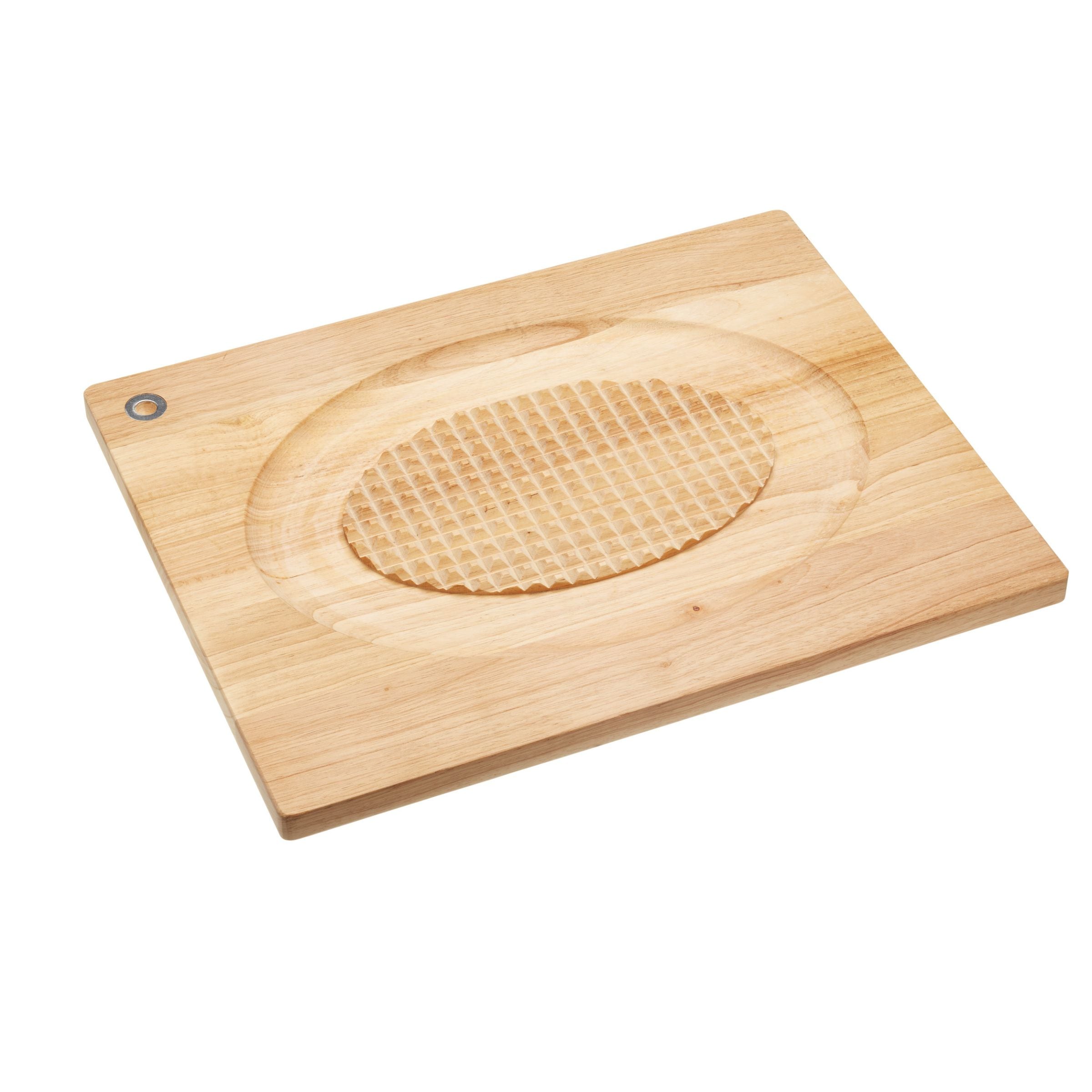 MasterClass Reversible Wooden Spiked Carving and Chopping Board, 46 x 36cm