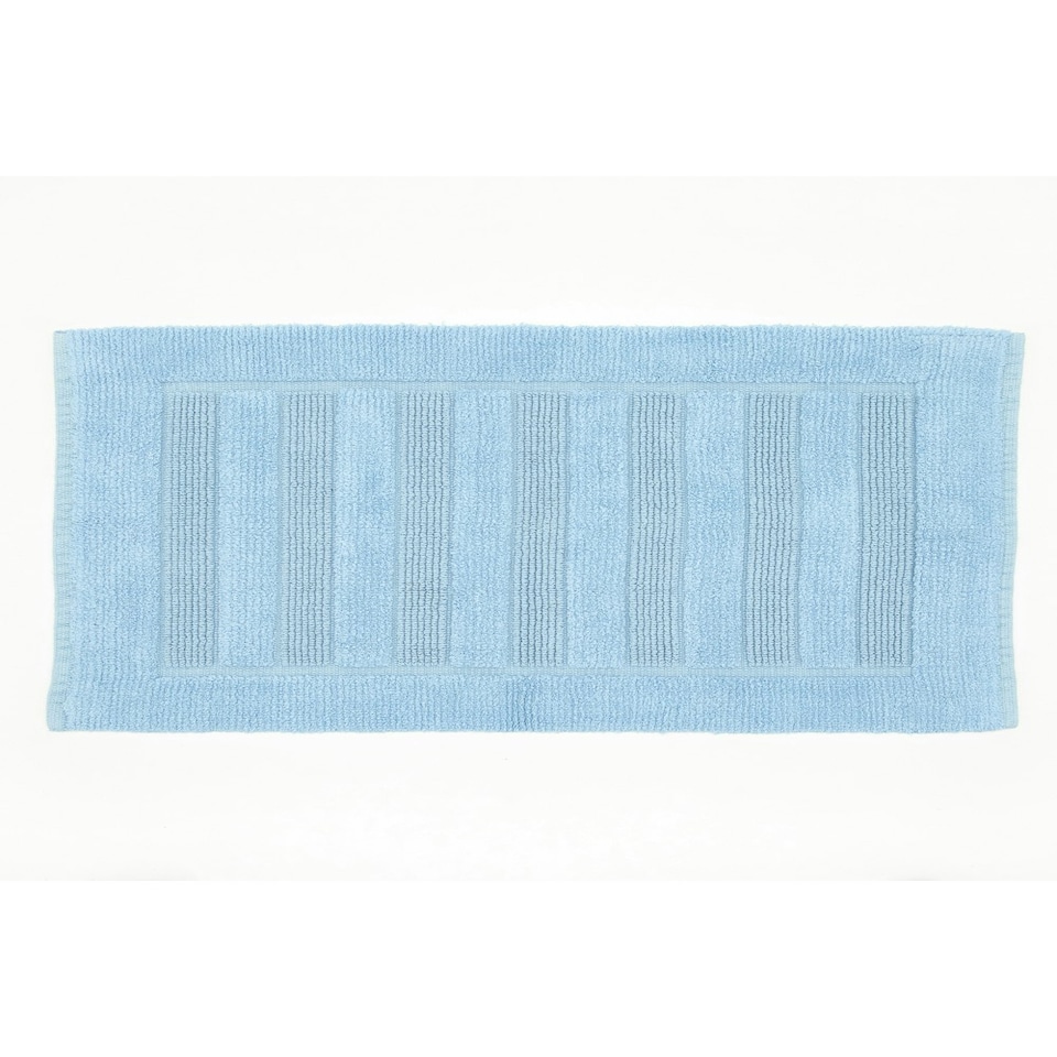 image 1 of Bliss Pima 100% Cotton Bath Mat 50x80cm – Ultra-Soft 1600GSM Luxury Bathroom Rug Blue | Cobalt | 50 x 80cm