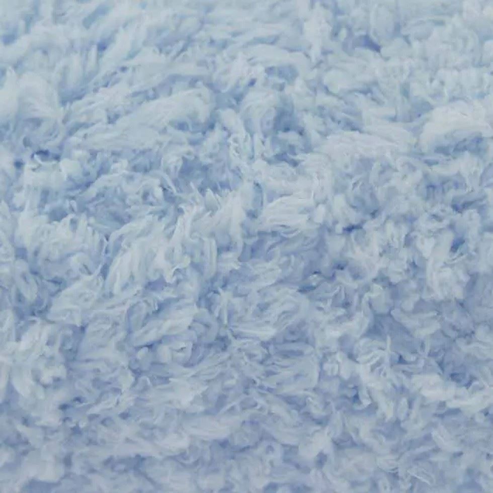 King Cole Blue Cuddles Chunky Yarn (Value Pack 12 x 50g Balls) For Crochet, Knitting - 125m per ball