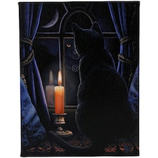 19x25 Midnight Vigil Plaque by Lisa Parker