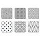 image 6 of Geometric Black & White Collection (Placemat & Coaster Set)