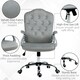image 6 of Vinsetto Home Office Chair with Adjustable Height Tilt Function Grey | Grey | One Size