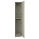 image 2 of Shaker Urban Oak Single Wardrobe with Double Rail Brown