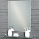 image 1 of Showerdrape Fairmont Rectangular Wall Mounted Frameless Bevelled Edge Bathroom Mirror 60 x 45cm