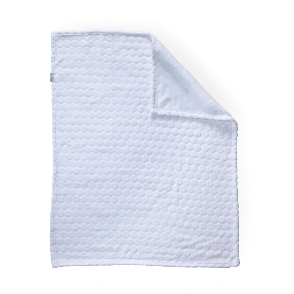image 1 of Clair de Lune Marshmallow Pram Blanket - White