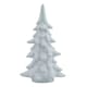 image 1 of Medium Snowy Fir Tree - Resin - L12 x W17 x H29 cm - White