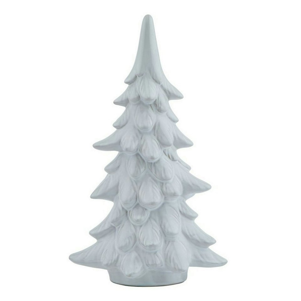 image 1 of Medium Snowy Fir Tree - Resin - L12 x W17 x H29 cm - White
