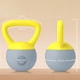 image 5 of SPORTNOW 8KG Kettlebell with Soft Body and Non-Slip Handle, Yellow and Grey | Yellow | Yellow and Grey