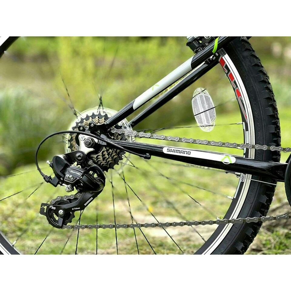 image 1 of Basis Connect Hardtail Mountain Bike, 26" Wheel - Black/Green