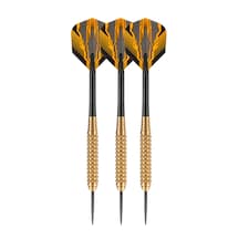 Harrows Club Brass Darts | Yellow | Brass/Yellow/Black | 18g | 1
