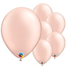 Pearl Peach Latex Qualatex Balloons 28cm / 11 in - Pack of 100