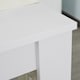 image 8 of HOMCOM Kitchen Dining Table and 2 Benches Set, Table and Chairs Set for Limited Space, White