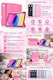 image 2 of KAV Case for iPad A16 11th Generation 11 Inch 2025 and iPad 10th Generation 10.9 Inch 2022 Slim Protective Smart Cover with Auto Sleep Wake Trifold Stand Lightweight Shockproof Tablet Case (Pink)