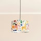 image 1 of ValueLights Kids Bright Floral Easy Fit Ceiling Light Shade
