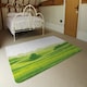 image 3 of countryside landscape illustration (Rug) Green | L