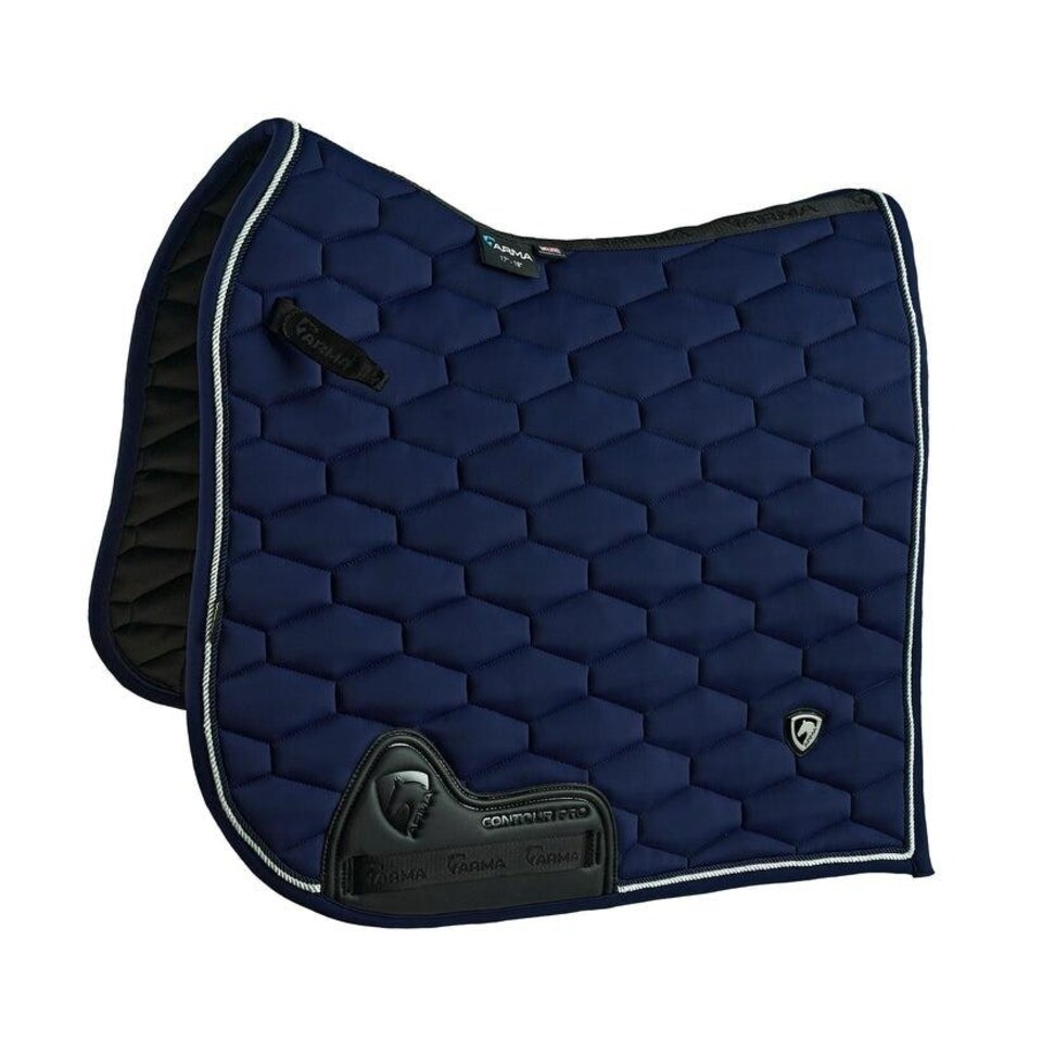 image 1 of Shires Arma Eltar Dressage Saddlecloth Black | Size: 15-16.5 Inch
Colour: Black