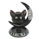 image 2 of Something Different Black Cat & Moon Backflow Incense Burner - Black/White/Red - One Size
