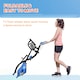 image 6 of HOMCOM 2-In-1 Folding Exercise Bike with 8-Level Magnetic Resistance Blue