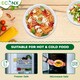 image 5 of ECONX 100Pcs Biodegradable Bagasse Bowls 6oz White Sugarcane Disposable Bowl