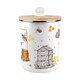 image 7 of Honey Bee Farm Compost Caddy - Metal 2L Decorative Kitchen Food Waste Bin