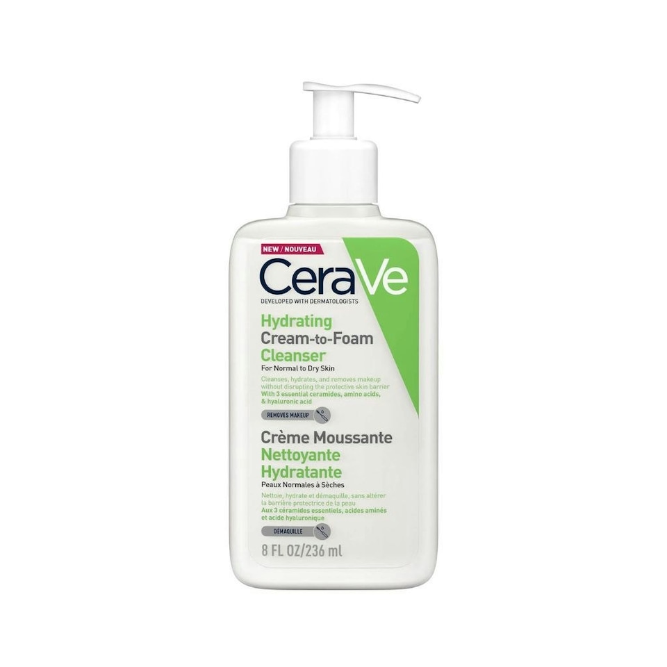 Cerave Hydrating Cream-to-Foam Cleanser 236ml