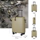 image 5 of Premium 100% Makrolon PC Hardshell Small Carry-On Cabin Suitcase 19’