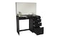 image 4 of Ava 5 Drawer Dressing Table Black