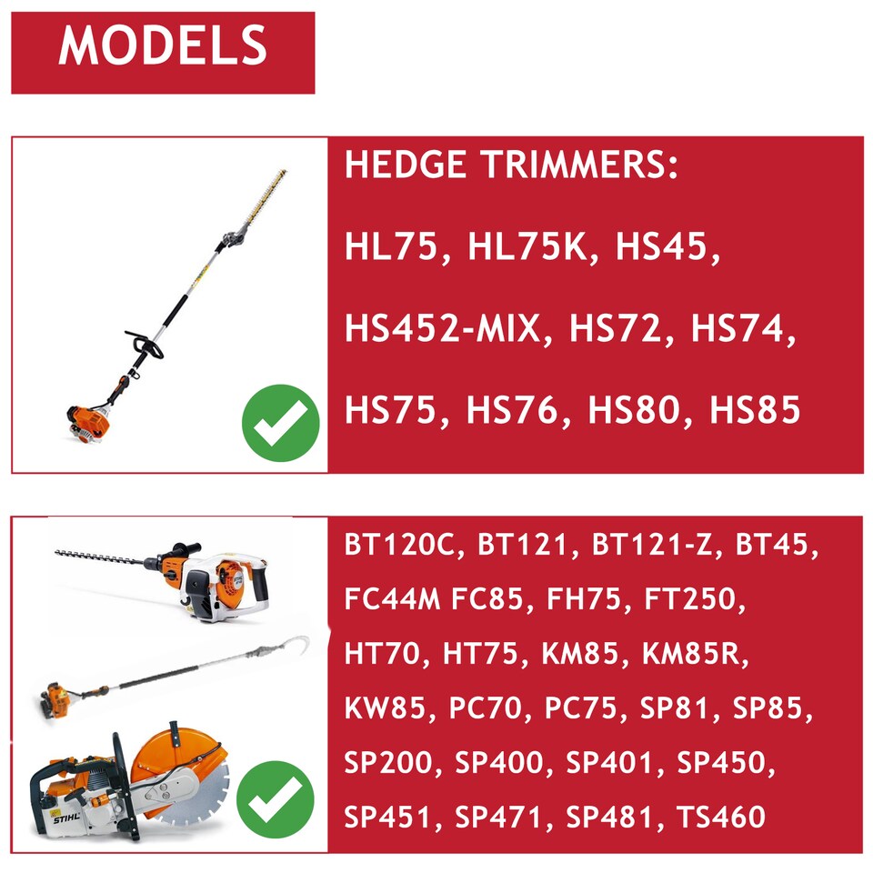 image 1 of SPARES2GO Grommet Seal for Stihl HL75 HS45 HS72 HS74 HS75 HS76 HS80 HS85 Hedge Trimmer Fuel Tank (Pack of 1)