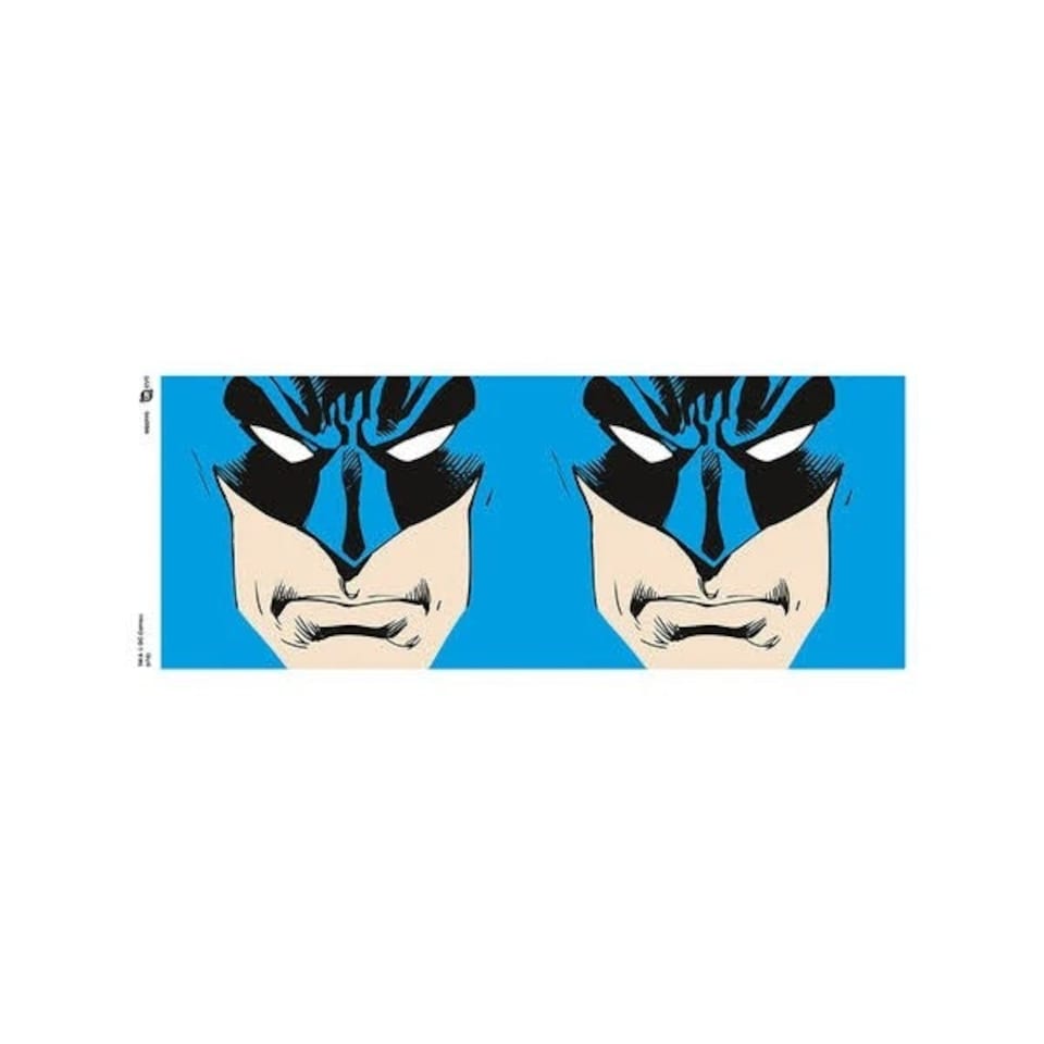 image 1 of Batman Face 325ml Mug - White/Blue/Black - One Size