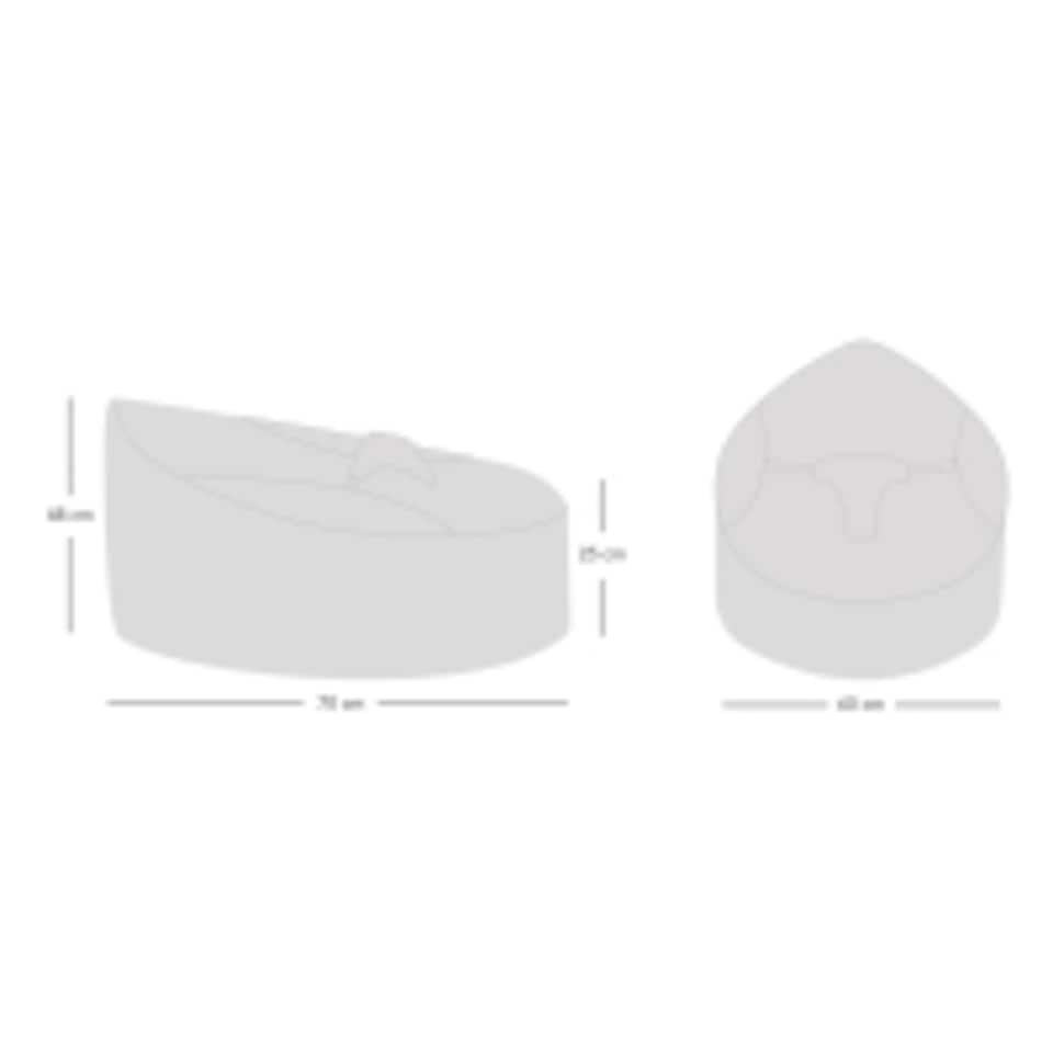 image 1 of rucomfy Wish Upon a Star Gaga Baby Bean Bag - Soft Newborn Seat