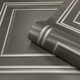 image 2 of Belgravia Amara Wood Panel Vinyl Textured Wallpaper - Silver/Gunmetal Grey - 10m x 53cm Silver