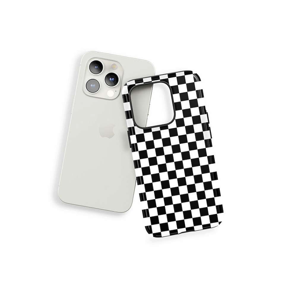 image 1 of Mono Checkerboard Phone Case | Black | iPhone 14 Plus
Tough | iPhone 14 Plus
Tough