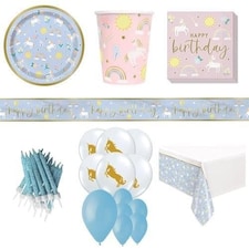 Dainty Unicorn 16 Person Deluxe Party Pack