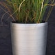 image 2 of White Cement Round Planter Large Garden Patio Flower Pot Urn 58cm | Silver | Silver