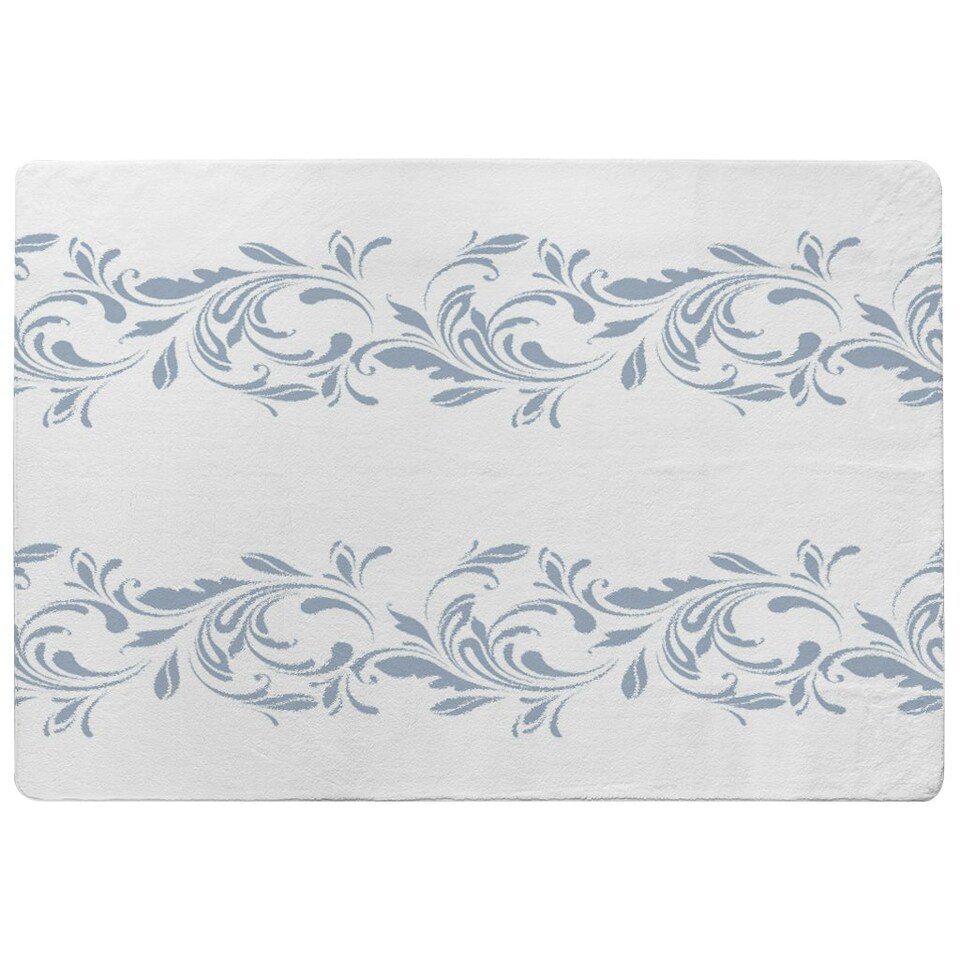 image 1 of Decorative Swirls and Flowers (Rug) Multi | Medium: 80x150cm