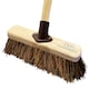image 9 of Outdoor Broom 10" Yard Brush Heavy Duty Stiff Bristle Garden Sweeping Brush for Patio & Driveway | Brown | 1