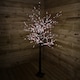 image 2 of 180cm 6ft Christmas Lit Black Twig Tree Red Berry 600 Warm White LED