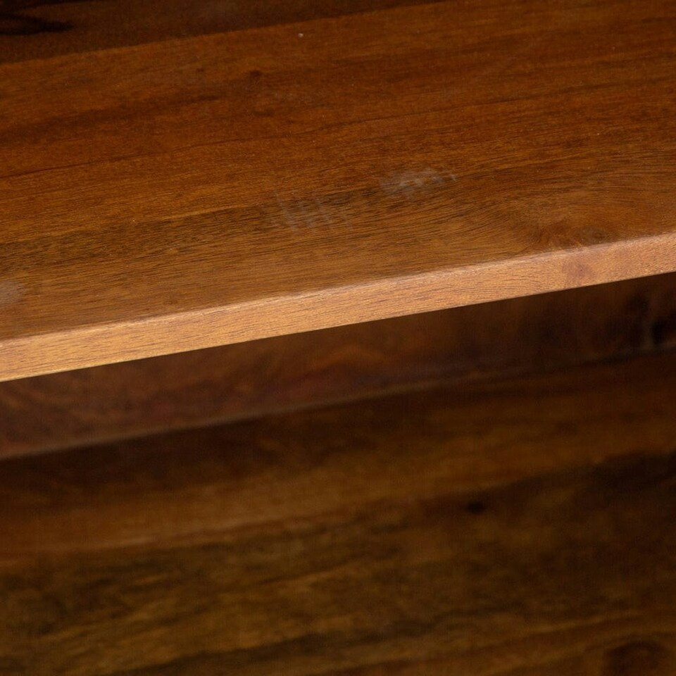 image 1 of Perdue Dakota Solid Mango Wood 2 Door Cupboard Brown