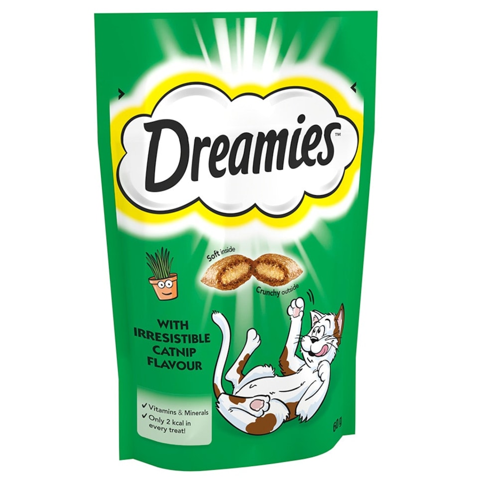 image 1 of Dreamies With Catnip 60g (Pack of 8)