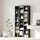 image 7 of HOMCOM 21-Cube Tall Bookcase, Modern Cube Book shelf with 10 Adjustable Shelves, Freestanding Multi-Functional Storage Unit for Living Room, Home Office, Bedroom, 181 x 89.5W cm, Black | Black | Black