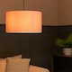 image 2 of ValueLights Reni Large Pink Fabric Pendant Shade