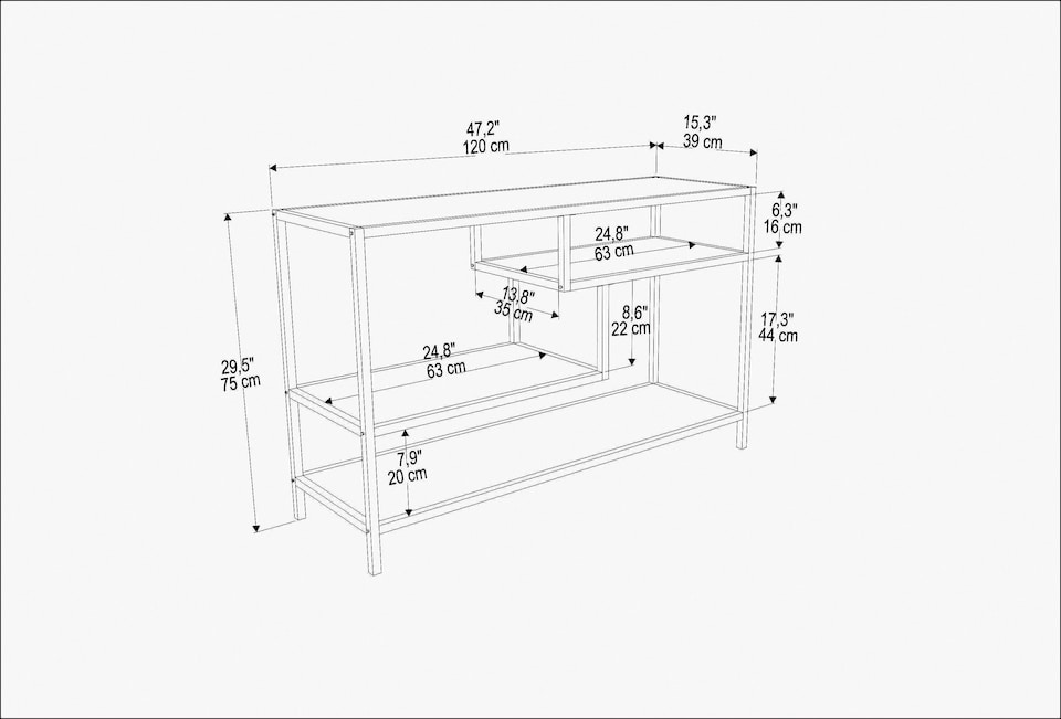 image 1 of Decorotika Robins TV Unit TV Cabinet for TVs up to 55 inches