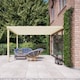 image 2 of Wall Mounted Box Pergola - Wood - L360 x W420 x H270 cm - Light Green
