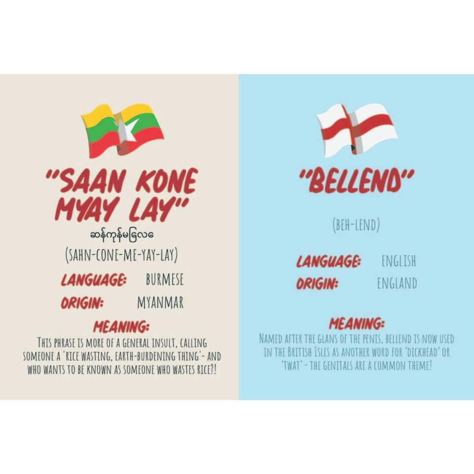 image 1 of How To Swear in 96 Languages Book