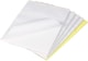 image 2 of Pack of 10 Feint Ruled Board Back Memo Pad 160 Pages A4
