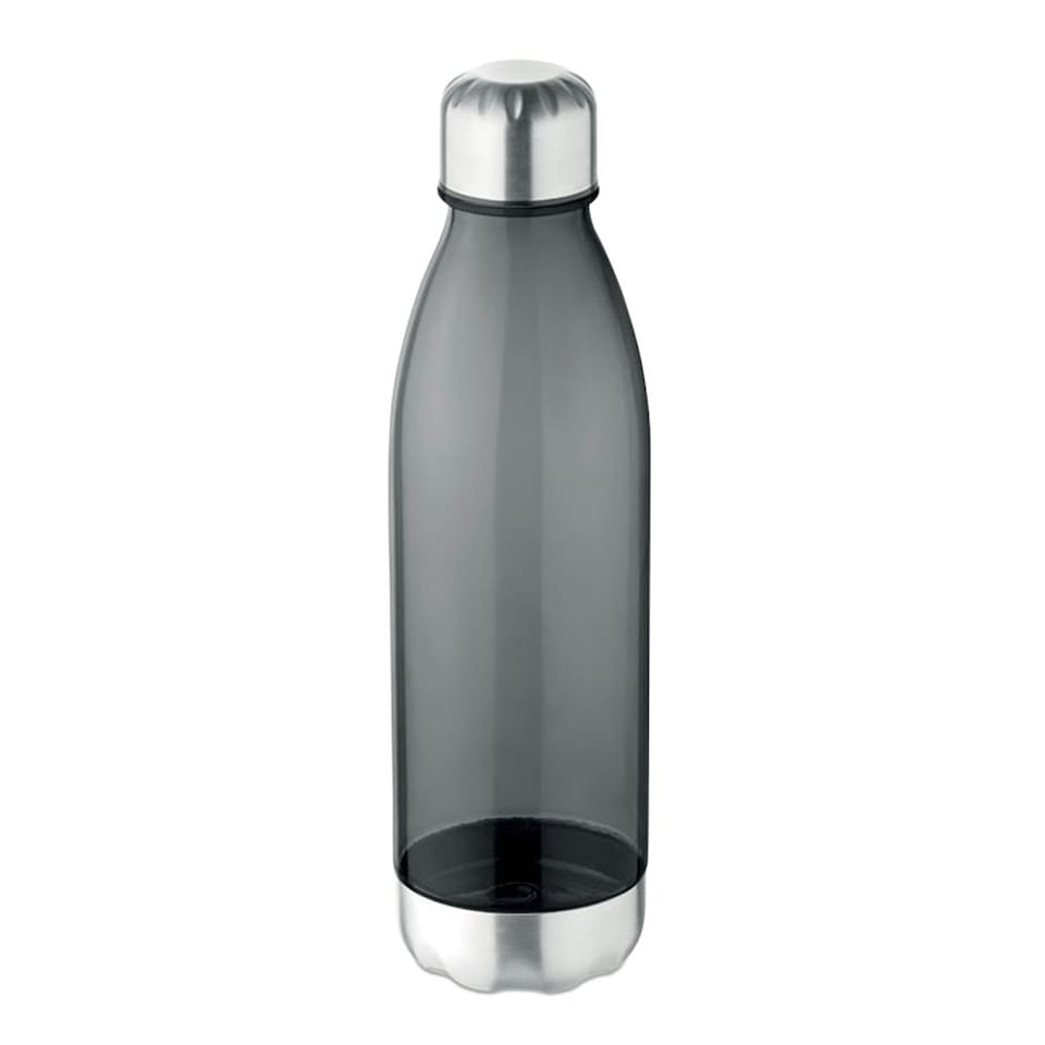 image 1 of MidOcean Aspen 600ml Bottle - Transparent Grey - One Size | Black | One Size