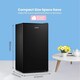 image 2 of Comfee 93 L Small Fridge with Cooler Box, Black