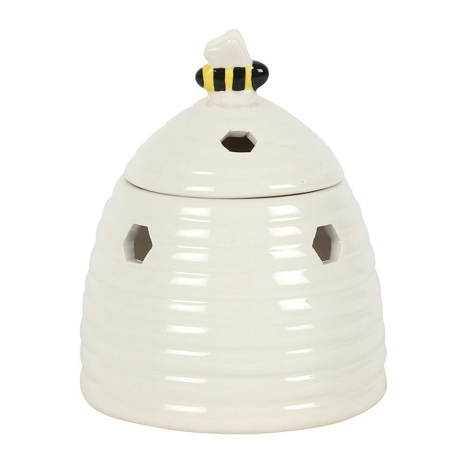 image 1 of Something Different Beehive Oil Burner - White - One Size