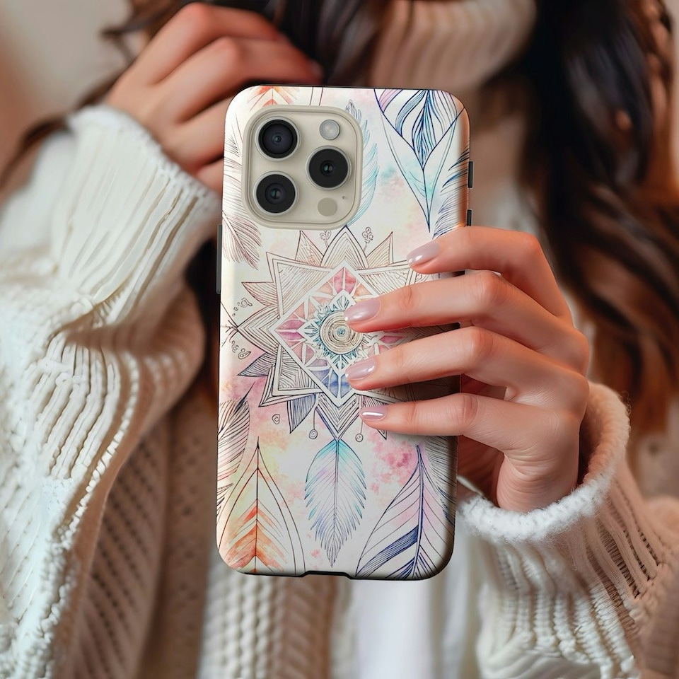 image 1 of Dream Catcher Phone Case | Multi | iPhone 16 Pro Max
Tough | iPhone 16 Pro Max
Tough